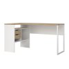 Rohový psací stůl Felix 118 bílá/dub sonoma