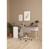 Rohový psací stůl Felix 118 bílá/truffle