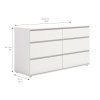 Komoda Nibby 252 bílá