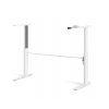 Výškově nastavitelné nohy stolu Office 448 bílá