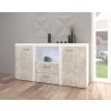 Komoda Rizo 2D2S bílá/beton