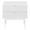 Noční stolek Sean bílá/masiv bílá