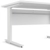 Výškově nastavitelný psací stůl Office 80400/382 bílá/bílá