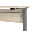 Výškově nastavitelný psací stůl Office 80400/382 dub sonoma/silver grey