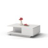 Konferenční stolek Derik bílý lesk