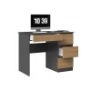Psací stůl Miles P antracit/dub artisan