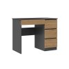Psací stůl Miles P antracit/dub artisan