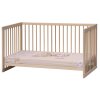 Dětská postýlka Scarlett Kombi s vyndavacími příčkami buk - přírodní 120 x 60 cm