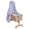 Nebesa nad košík pro miminko a kolébky - Scarlett Kulíšek - šedá