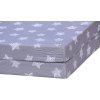 Matrace Hvězdička do ohrádky Diana - šedá, 180 x 180 cm
