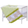 Dětská postýlka s kompletní výbavou Scarlett 120 x 60 cm - Matěj - zelená