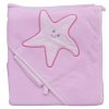 Froté ručník - Scarlett hvězda s kapucí - růžová