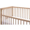 Postýlka se stahovacím bokem Scarlett Perta - buk - přírodní 120 x 60 cm