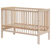 Postýlka se stahovacím bokem Scarlett Perta - buk - ECO 120 x 60 cm
