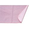 Nepropustná podložka do kočárku 50 x 50 cm - růžová
