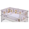 Dětská postýlka s kompletní výbavou Scarlett 120 x 60 - Nebula - béžová