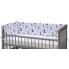 Mantinel do postýlky 4dílný - Scarlett Peko - 180 x 30 cm - bílá