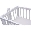 Dětská kolébka Scarlett borovice - bílá 90 x 41 cm