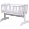 Dětská kolébka Scarlett borovice - bílá 90 x 41 cm