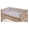 Dětská postýlka s kompletní výbavou Scarlett 120 x 60 cm - Dino - béžová