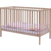 Dětská postýlka s kompletní výbavou Scarlett 120 x 60 cm - Mráček - růžová
