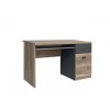 MALCOLM psací stůl BIU1D1S dub canyon monument s potiskem 3D/šedý wolfram