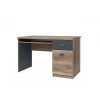 MALCOLM psací stůl BIU1D1S dub canyon monument s potiskem 3D/šedý wolfram