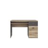 MALCOLM psací stůl BIU1D1S dub canyon monument s potiskem 3D/šedý wolfram
