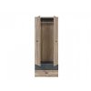 MALCOLM šatní skříň SZF2D2S dub canyon monument s potiskem 3D/šedý wolfram