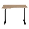 Psací stůl rohový SPACE OFFICE BIU/140/90/B/levý (elektrické polohování) dub artisan