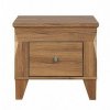 Noční stolek BERGEN KOM1S modřín sibiu zlatý