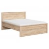 KASPIAN postel LOZ/160/T dub sonoma BEZ ROŠTU a MATRACE