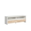 KASPIAN televizní stolek RTV2S II. bílá/dub sonoma