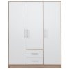 Šatní skříň Smart SR 2 bílá + sonoma