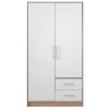 Šatní skříň Smart SR 3 bílá + sonoma