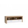 BALDER RTV2S televizní stolek dub riviéra/bílý lesk