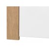 BALDER SZF2D šatní skříň dub riviéra/bílý lesk