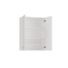 Závěsná koupelnová skříňka Pema 2DD MINI bílá