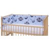 Mantinel do postýlky 4dílný - Scarlett Arbas - 180 x 30 cm - modrá