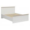 LOKSA postel LOZ/160/A BEZ ROŠTU A MATRACE  borovice bílá anderson