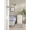 Noční stolek Simplicity 221 bílý lesk