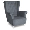 Relaxační křeslo ušák Selene K šedá