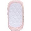 Nepropustné prostěradlo do kočárku Scarlett - Tencel - 75x35 cm - růžová
