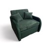 Rozkládací křeslo Jetta tmavě zelená