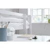 Vyvýšená postel s výsuvným stolem Actim bílá