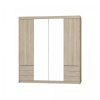 Skříň Enja 4D6S se zrcadlem dub sonoma