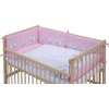 Dětská postýlka s kompletní výbavou Scarlett 120 x 60 cm - Toro - růžová