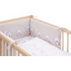 Dětská postýlka s kompletní výbavou Scarlett 120 x 60 cm - Toro - béžová