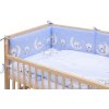 Dětská postýlka s kompletní výbavou Scarlett 120 x 60 cm - Toro - modrá
