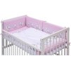 Dětská postýlka s kompletní výbavou Scarlett 120 x 60 cm - Toro - růžová
